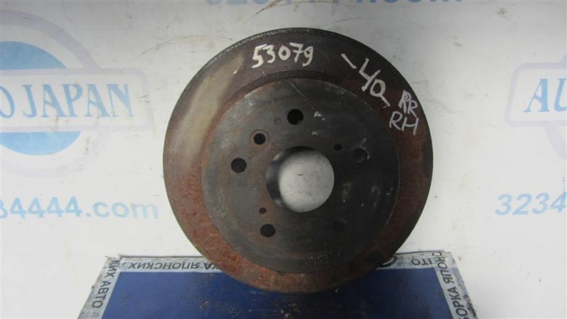 Запчасть тормозной диск задний TOYOTA CAMRY 40 06-11 42431-33130 Б/У Тормозной диск задний TOYOTA CAMRY 40 06-11 42431-33130 Б/У