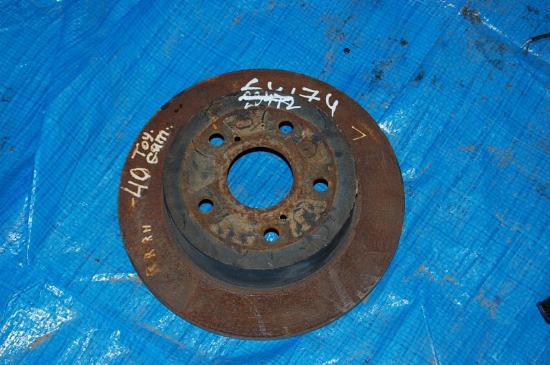 Тормозной диск задний TOYOTA CAMRY 40 06-11 42431-33130 Б/У