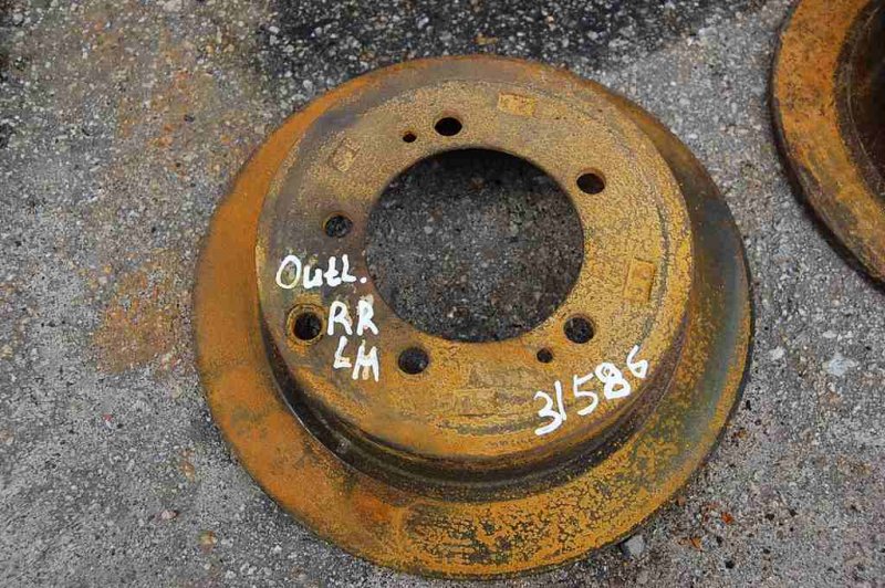 Тормозной диск задний MITSUBISHI OUTLANDER 03-07 Б/У