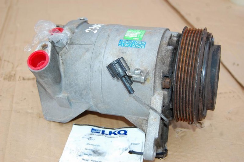 Компрессор кондиционера NISSAN MURANO Z50 02-07 92600-CA01C Б/У