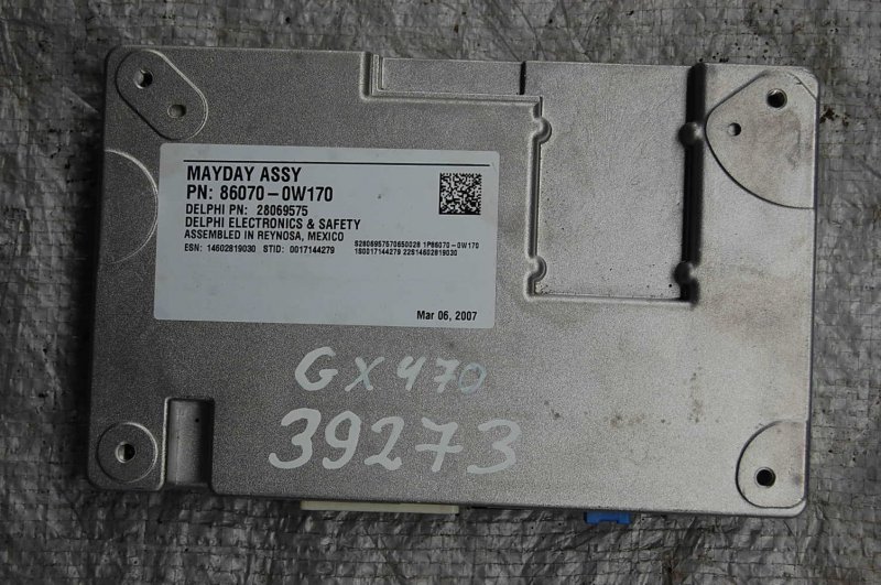 Блок управления телефоном LEXUS GX470 02-09 86710-0W090 Б/У