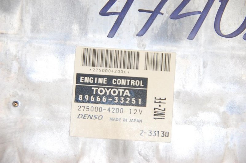 Блок управления двигателем LEXUS ES300 ES330 01-06 Блок управления двигателем LEXUS ES300 ES330 01-06