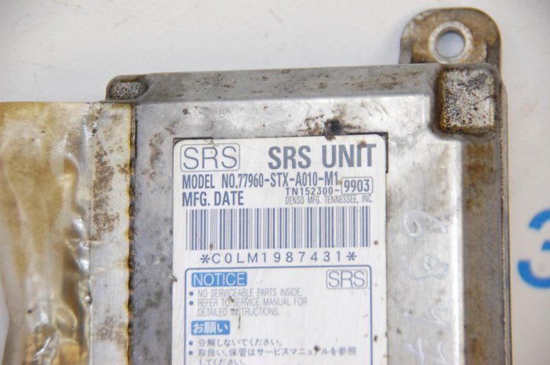 Блок управления AIRBAG ACURA MDX (YD2) 06-13 YD2 Блок управления AIRBAG ACURA MDX (YD2) 06-13 YD2