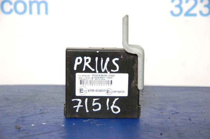Запчасть блок электронный TOYOTA PRIUS - 30 09-17 89780-47020 Б/У Блок электронный TOYOTA PRIUS - 30 09-17 89780-47020 Б/У