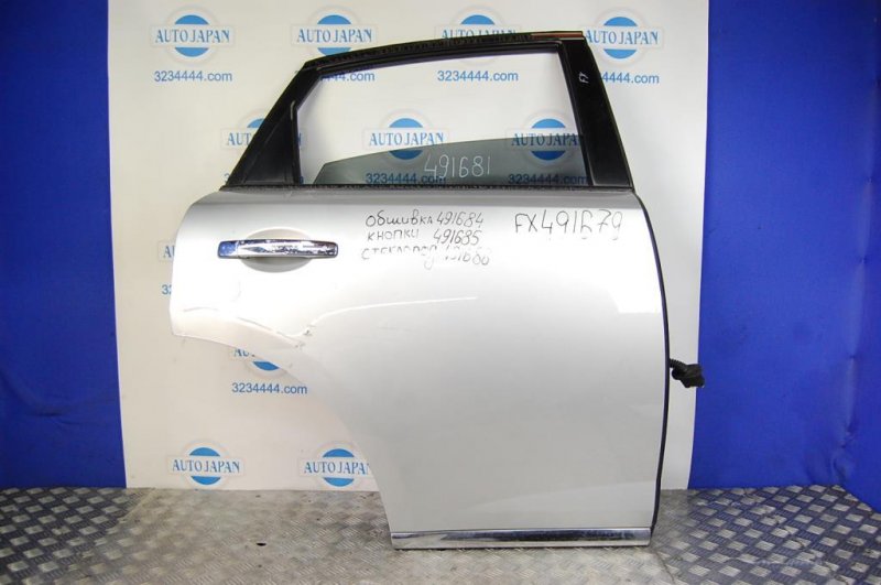 Стекло двери заднее правое INFINITI FX S50 03-08 82300-CG000 Б/У