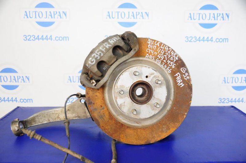 Тормозной диск передний INFINITI G35 03-07 Б/У