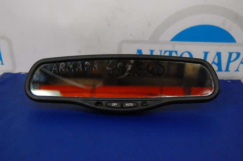 Запчасть зеркало салона NISSAN QX56 / TITAN / ARMADA 04-16 Б/У Зеркало салона NISSAN QX56 / TITAN / ARMADA 04-16 Б/У
