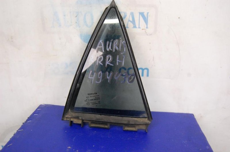 Запчасть стекло двери глухое заднее правое TOYOTA AURIS 06-12 68123-02170 Б/У Стекло двери глухое заднее правое TOYOTA AURIS 06-12 68123-02170 Б/У