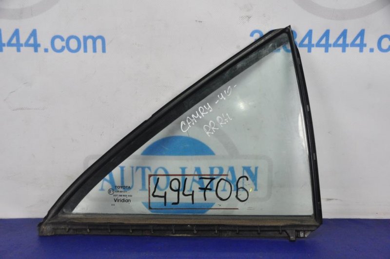 Запчасть стекло двери глухое заднее правое TOYOTA CAMRY 40 06-11 68123-33060 Б/У Стекло двери глухое заднее правое TOYOTA CAMRY 40 06-11 68123-33060 Б/У