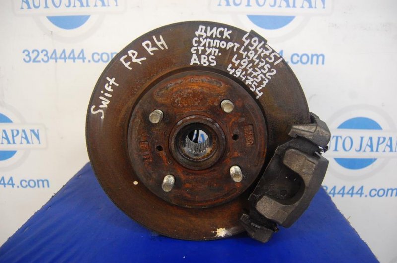 Тормозной диск передний SUZUKI SWIFT 04-11 Б/У