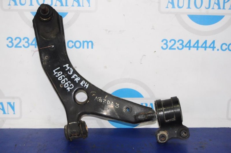 Рычаг передней подвески нижний передний правый MAZDA 3 BK 03-08 Б/У