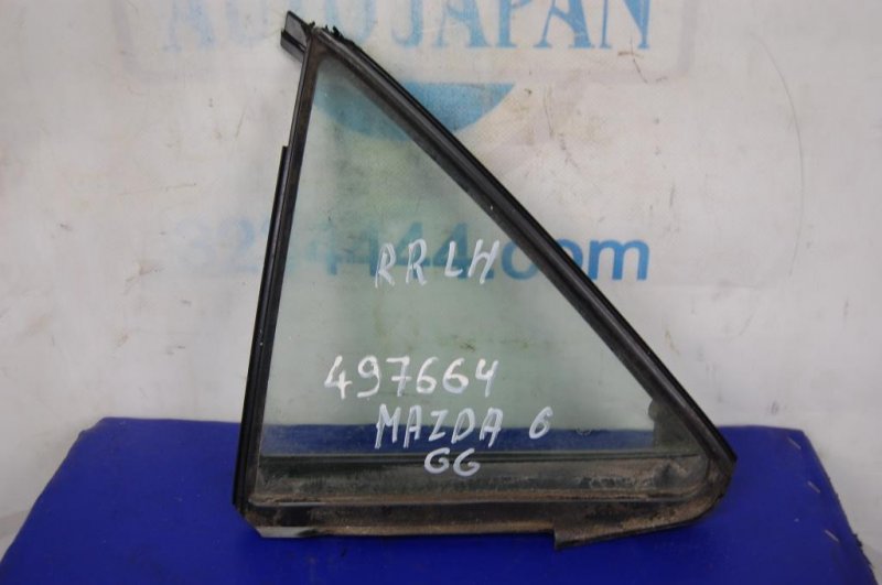 Стекло двери глухое заднее левое MAZDA 6 GG 02-07 GK2A-73-661A Б/У