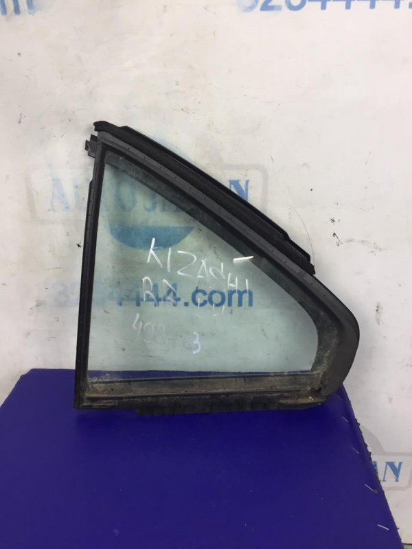 Стекло двери глухое заднее левое SUZUKI KIZASHI 09-14 84556-57L00 Б/У