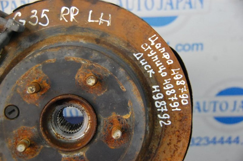 Тормозной диск задний G35 03-07