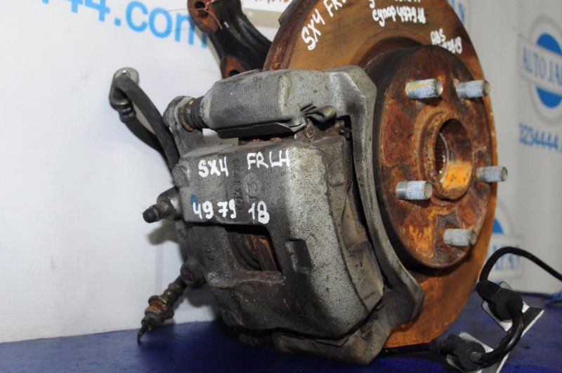 Суппорт тормозной передний левый SUZUKI SX4 06-13 55102-80J02-999 Б/У