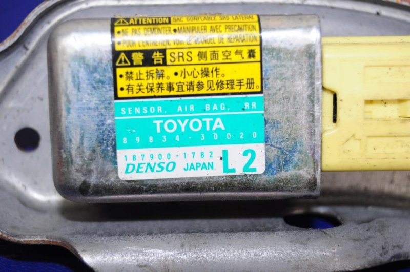 Датчик удара задний левый LEXUS GS350 GS300 05-11 89834-30020 Б/У