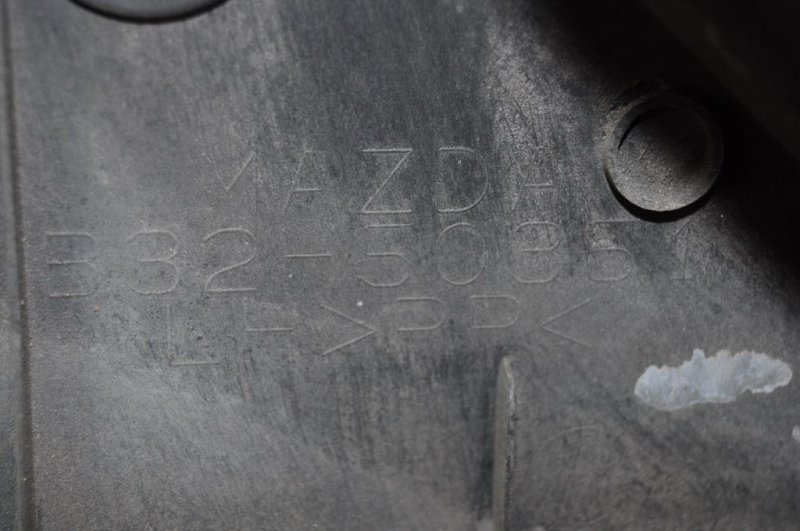 Защита заднего бампера задняя левая 3 BK 03-08