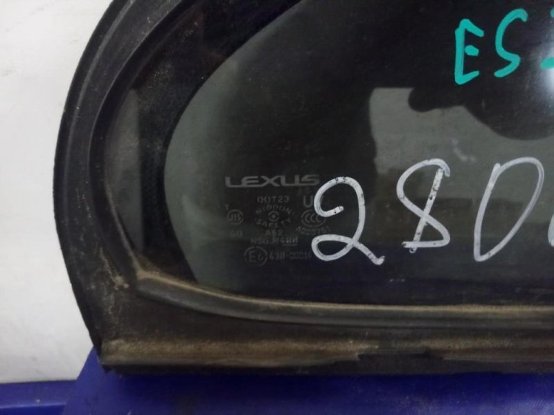 Стекло двери глухое заднее правое LEXUS ES350 06-12