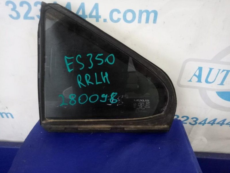 Стекло двери глухое заднее левое LEXUS ES350 06-12 68124-33070 Б/У