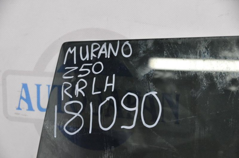 Стекло двери заднее левое MURANO Z50 02-07 Стекло двери заднее левое MURANO Z50 02-07