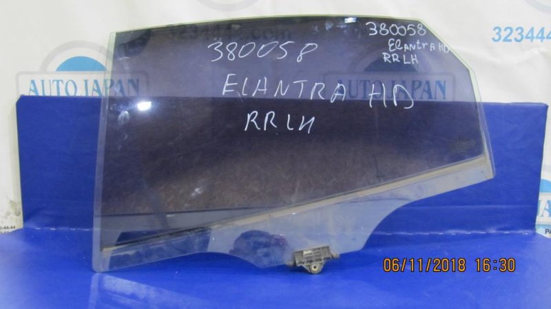 Стекло двери заднее левое HYUNDAI ELANTRA HD 06-11 83411-2H000 Б/У