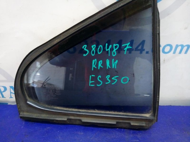 Стекло двери глухое заднее правое LEXUS ES350 06-12 68123-33070 Б/У