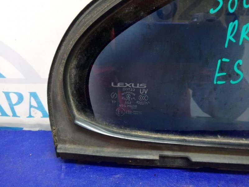 Стекло двери глухое заднее правое ES350 06-12