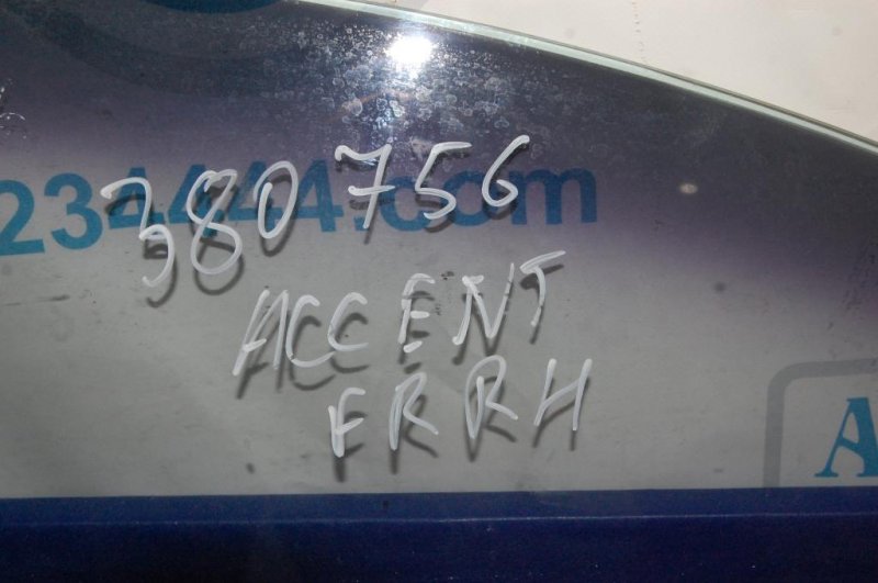 Стекло двери переднее правое ACCENT MC 06-10 Стекло двери переднее правое ACCENT MC 06-10