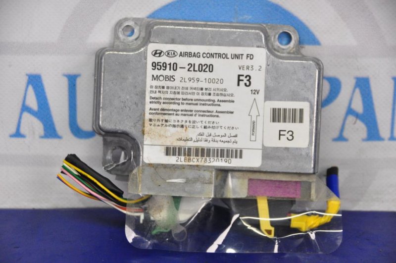 Блок управления AIRBAG HYUNDAI I30 FD 07-12 95910-2L020 Б/У