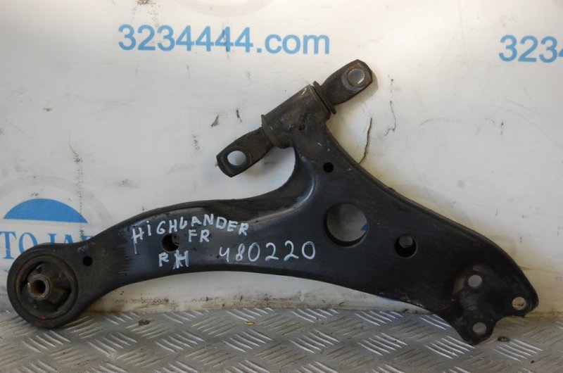 Рычаг передней подвески нижний передний правый TOYOTA HIGHLANDER 07-13 Б/У