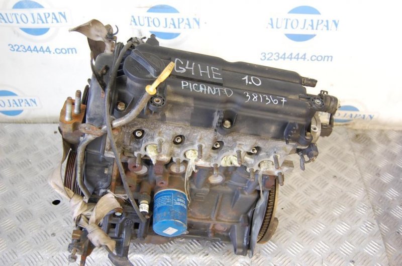 Запчасть двигатель бензин KIA PICANTO SA 04-10 G4HE G4HE Б/У Двигатель бензин KIA PICANTO SA 04-10 G4HE G4HE Б/У