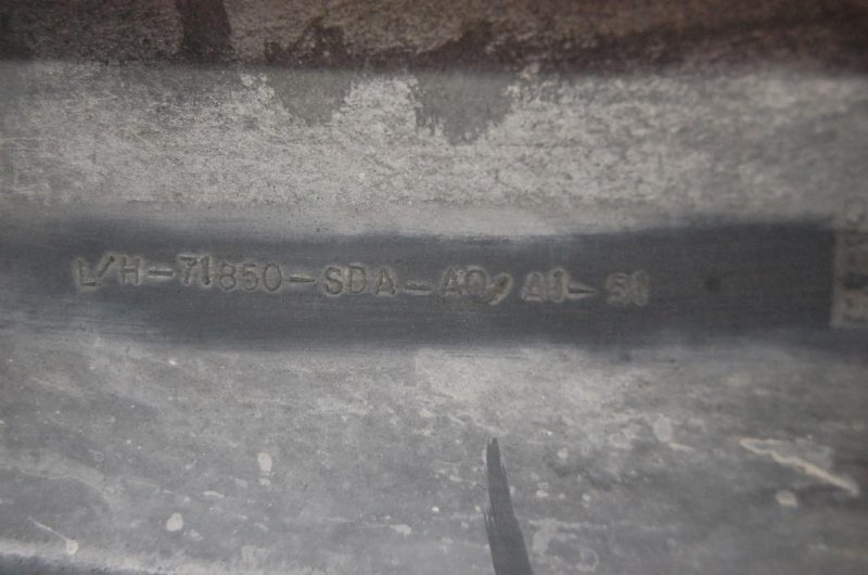 Накладка порога наружная левая ACCORD USA 03-07