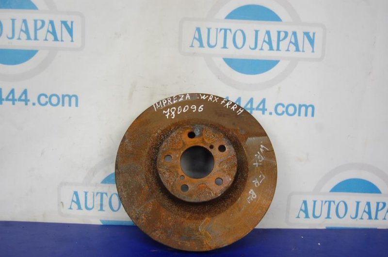 Тормозной диск передний SUBARU IMPREZA 00-07 GD/GG 26300AE060 Б/У