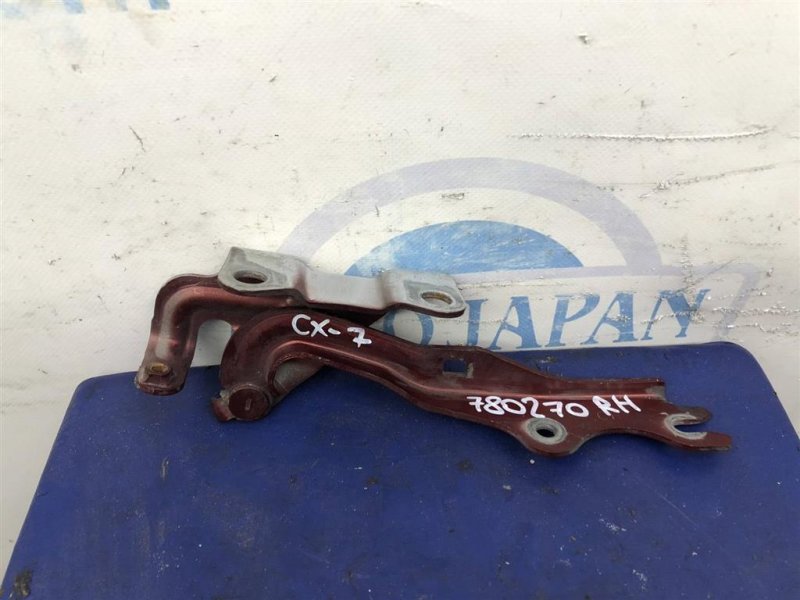 Запчасть петля капота правая MAZDA CX-7 06-12 EG21-52-410B Б/У Петля капота правая MAZDA CX-7 06-12 EG21-52-410B Б/У
