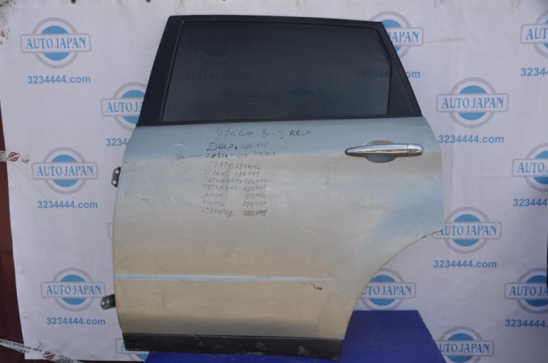 Ручка двери наружная задняя левая SUBARU TRIBECA B9 05-07 61160XA01A Б/У