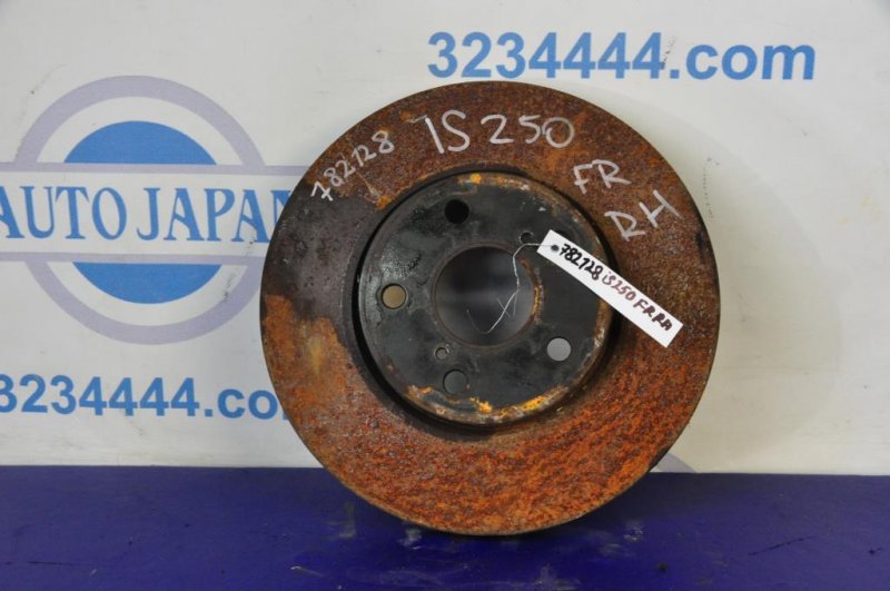 Тормозной диск передний правый LEXUS IS250/350 05-13 43512-30320 Б/У