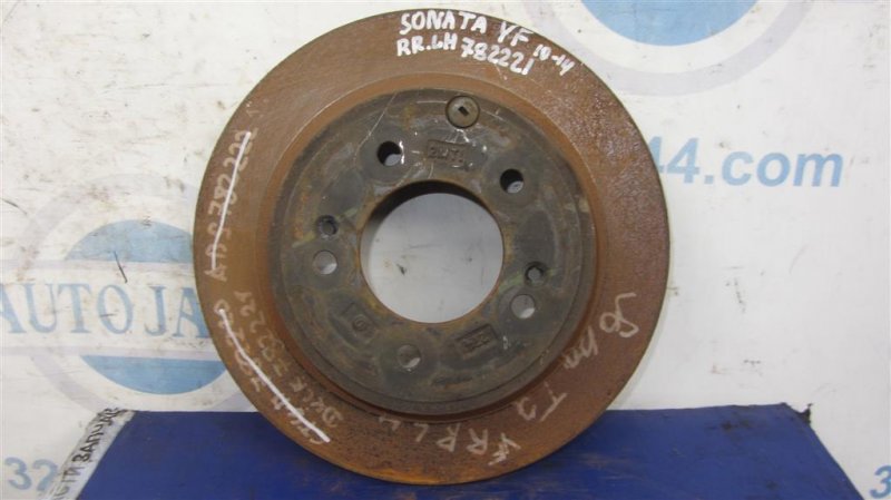 Тормозной диск задний HYUNDAI SONATA YF 10-14 58411-3Q000 Б/У