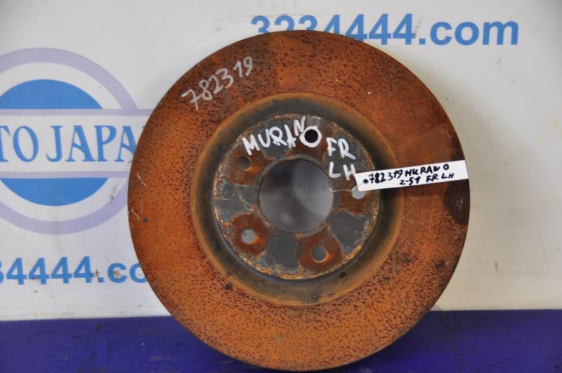 Тормозной диск передний NISSAN MURANO Z51 07-14 40206-EG000 Б/У