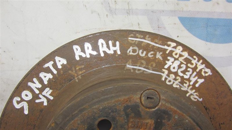 Тормозной диск задний SONATA YF 10-14