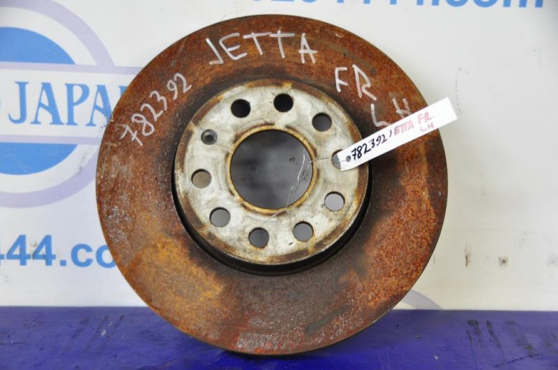 Тормозной диск передний VOLKSWAGEN JETTA USA 10-17 5C0 615 301 A Б/У