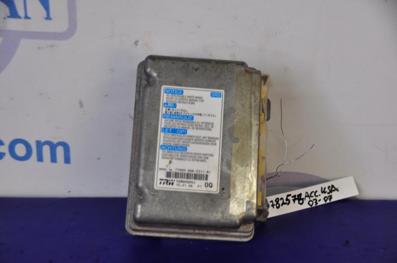 Блок управления AIRBAG HONDA ACCORD USA 03-07 77960-SDA-C31 Б/У