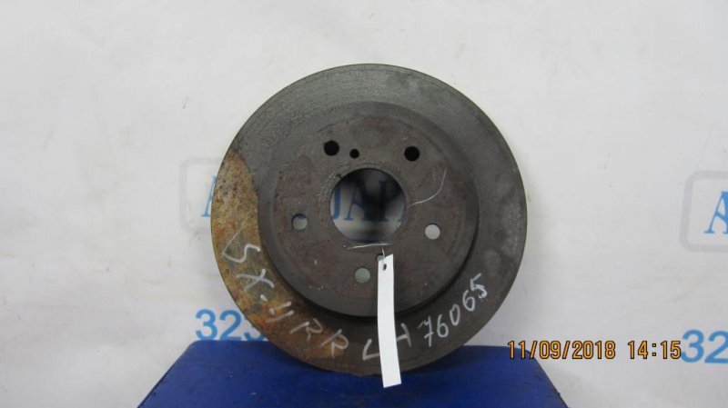 Тормозной диск задний SUZUKI SX4 06-13 55611-80J02 Б/У