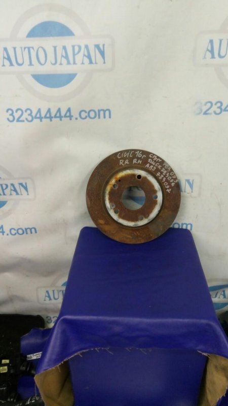 Запчасть тормозной диск задний HONDA CIVIC FC/FK 15- 42510-TBA-A00 Б/У Тормозной диск задний HONDA CIVIC FC/FK 15- 42510-TBA-A00 Б/У