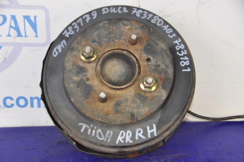 Тормозной барабан NISSAN TIIDA/VERSA C11 04-11 43206-ET00A Б/У