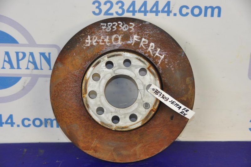 Тормозной диск передний VOLKSWAGEN JETTA USA 10-17 5C0 615 301 A Б/У