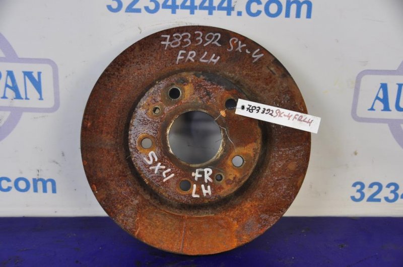 Запчасть тормозной диск передний SUZUKI SX4 06-13 55311-80J03 Б/У Тормозной диск передний SUZUKI SX4 06-13 55311-80J03 Б/У