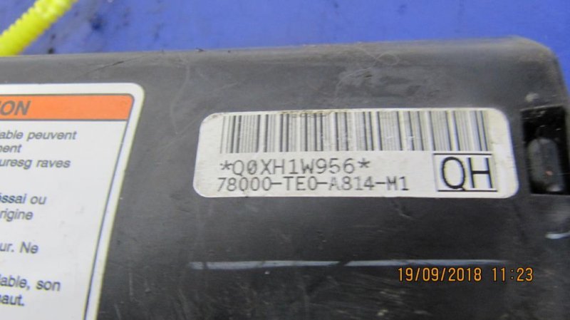 Подушка безопасности в сиденье передняя правая HONDA ACCORD COUPE 07-12