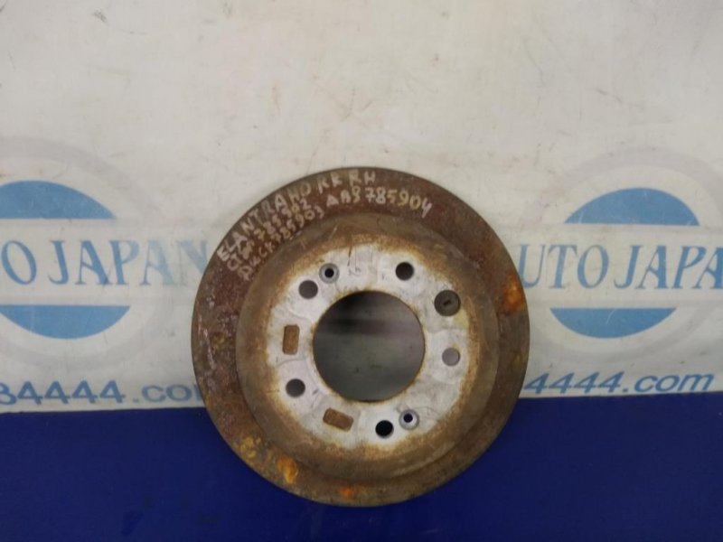 Тормозной диск задний HYUNDAI ELANTRA HD 06-11 58411-2H300 Б/У