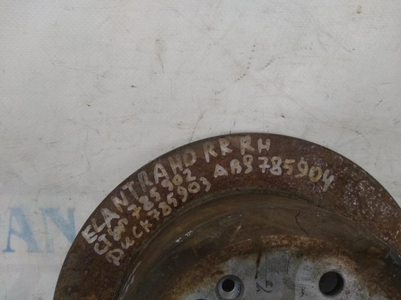 Тормозной диск задний ELANTRA HD 06-11