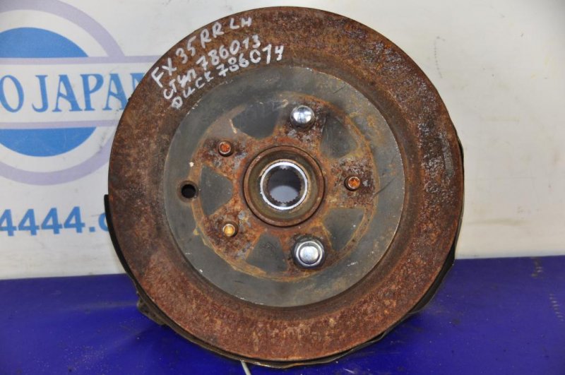 Тормозной диск задний INFINITI FX S50 03-08 43206-CA000 Б/У